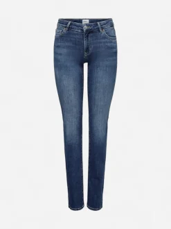 Only farkut, ONLALICIA REG STRT DNM DOT879 Sininen, Indigo