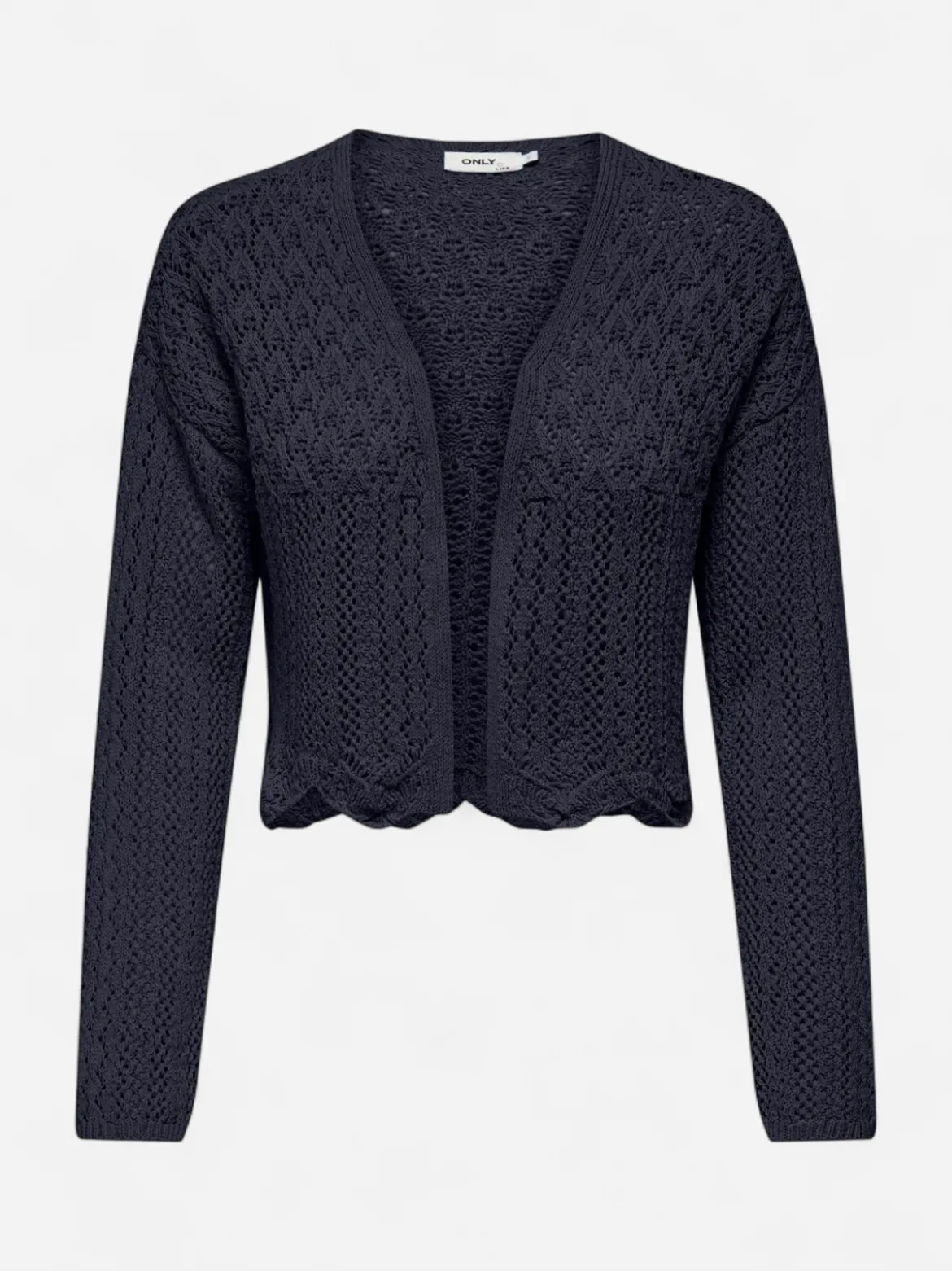 Only Naisten Neuletakki, ONLNOLA 7/8 LIFE OPEN CARDIGAN KNT NOOS Tummansininen