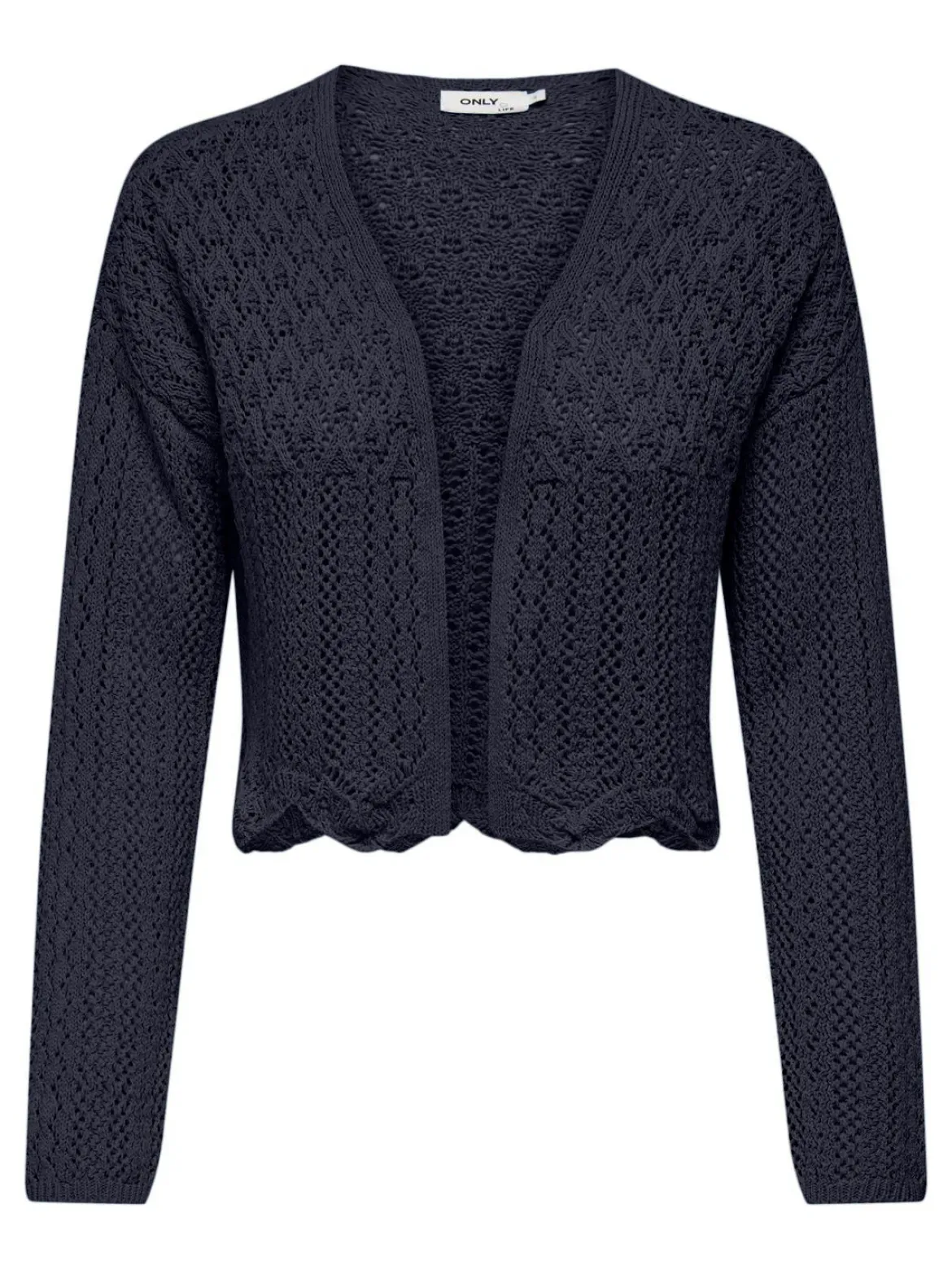 Only Naisten Neuletakki, ONLNOLA 7/8 LIFE OPEN CARDIGAN KNT NOOS Tummansininen
