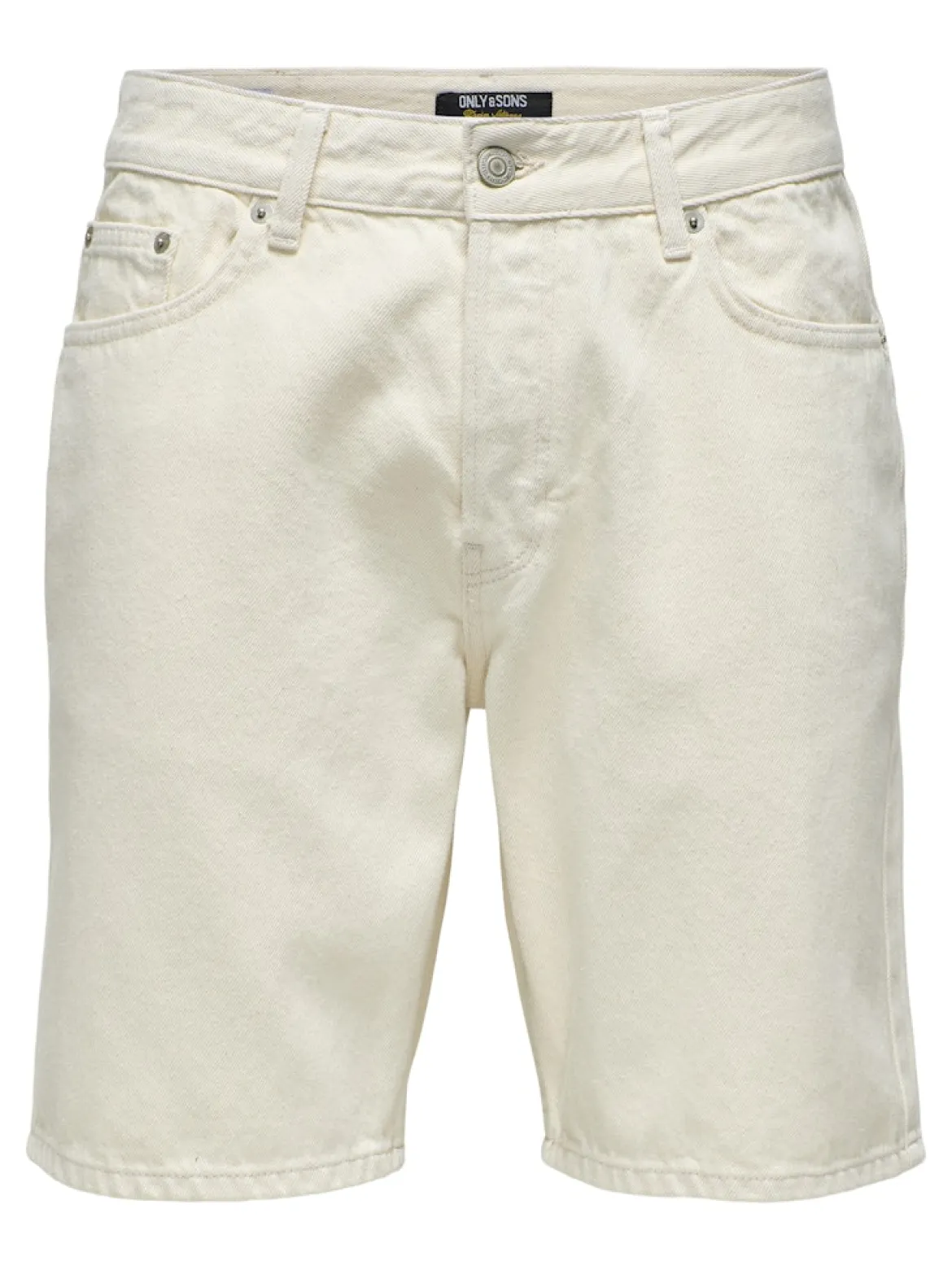 Only & Sons miesten farkkushortsit OnsEdge Pim, Ecru
