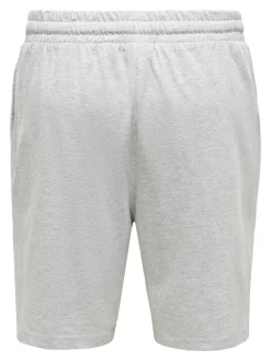 Only & Sons miesten shortsit Basic, Light Grey Melange