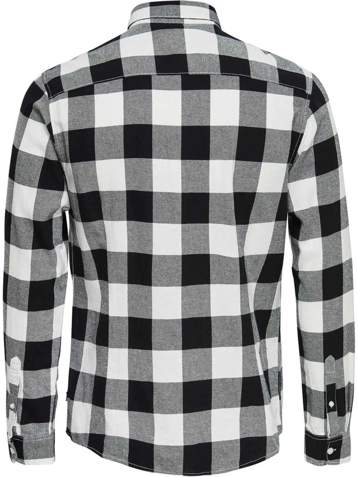 Only & Sons Ruudullinen Kauluspaita Valkoinen Ruutu