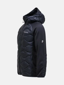 Peak Performance miesten takki M HELIUM DOWN HYBRID HOOD JACKET, musta