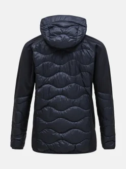 Peak Performance miesten takki M HELIUM DOWN HYBRID HOOD JACKET, musta