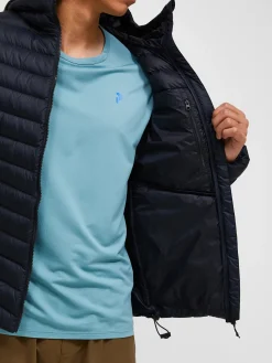 Peak Performance miesten untuvatakki Frost Hood Jacket, hiilenmusta
