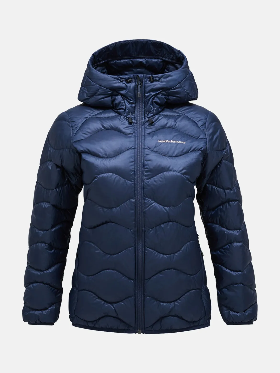 Peak Performance Naisten Kevytuntuvatakki, W Helium Down Hood Jacket Tummansininen