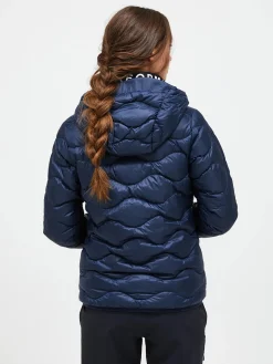 Peak Performance Naisten Kevytuntuvatakki, W Helium Down Hood Jacket Tummansininen