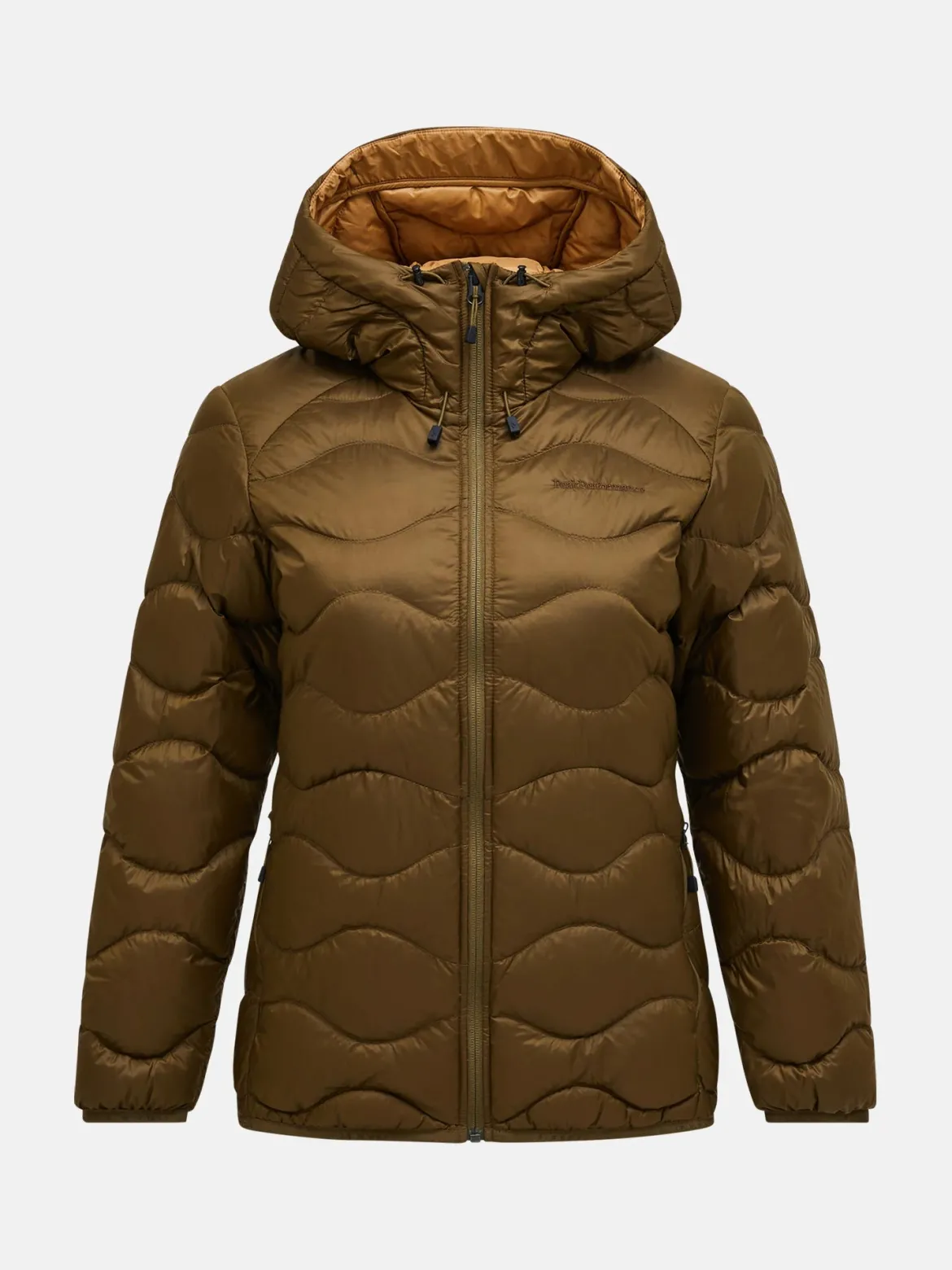 Peak Performance Naisten Kevytuntuvatakki, W Helium Down Hood Jacket Armeijanvihreä
