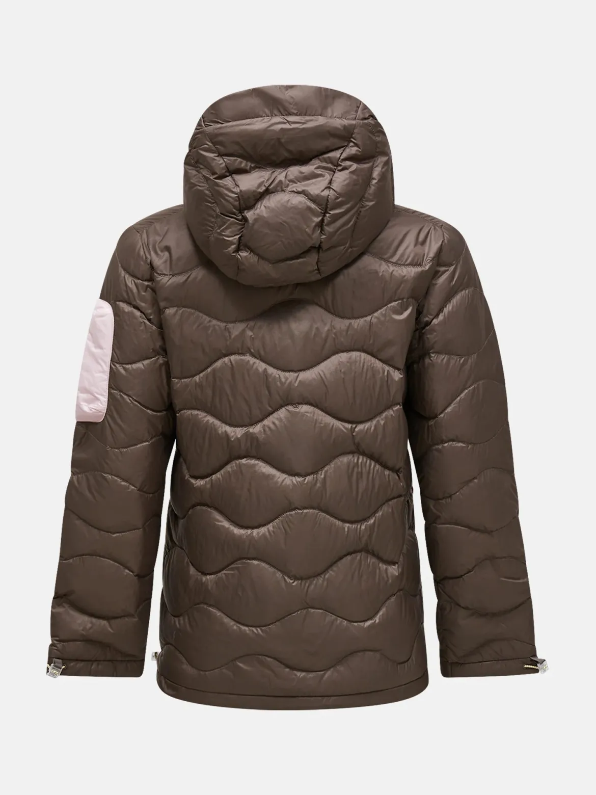 Peak Performance naisten untuvatakki Helium Utility Down Hood Jacket, kaakaonruskea