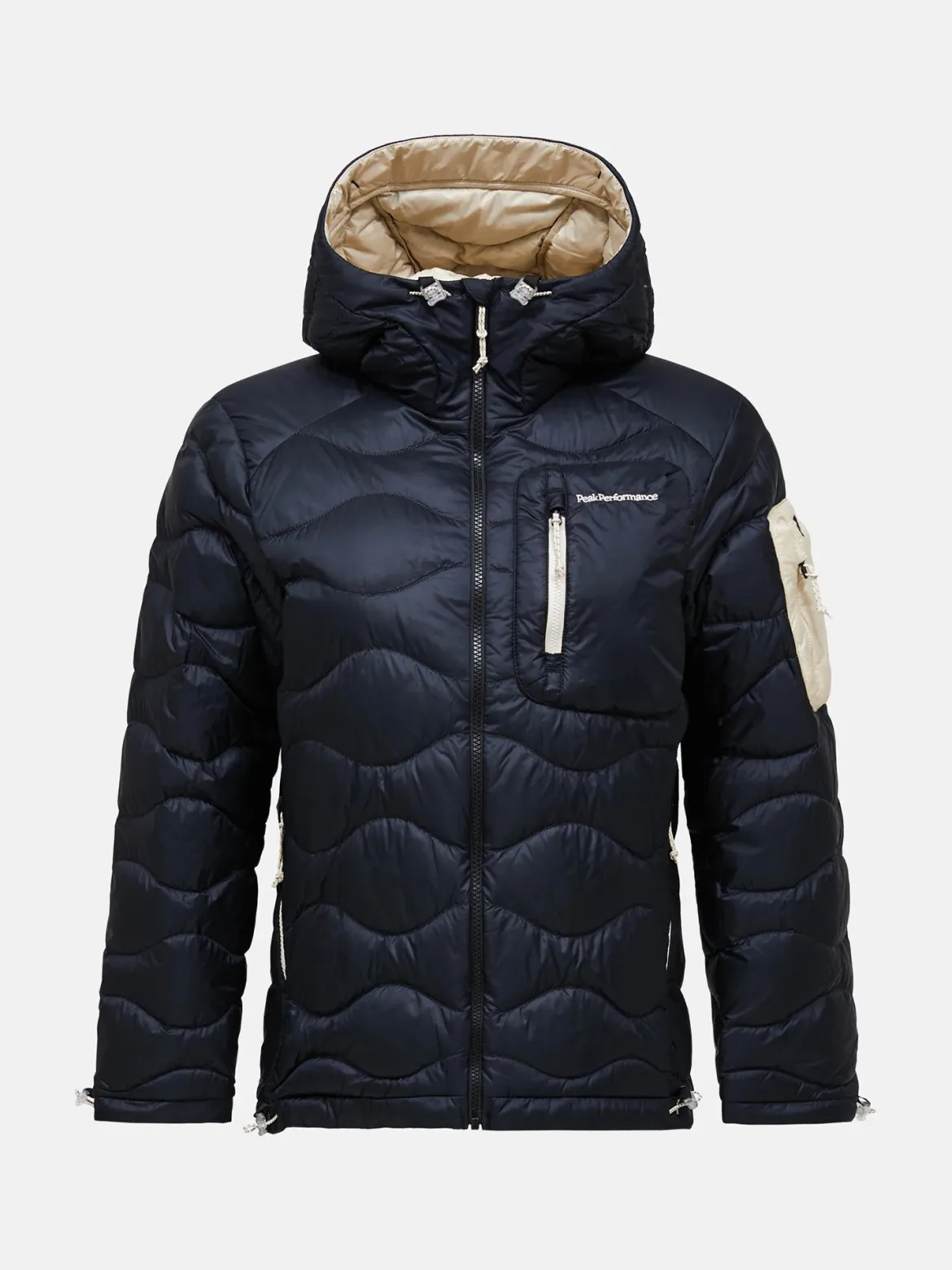 Peak Performance naisten untuvatakki Helium Utility Down Hood Jacket, musta