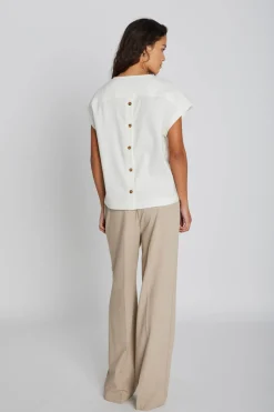 Philosophy Blues Original naisten suorat housut PBO, vaalea beige