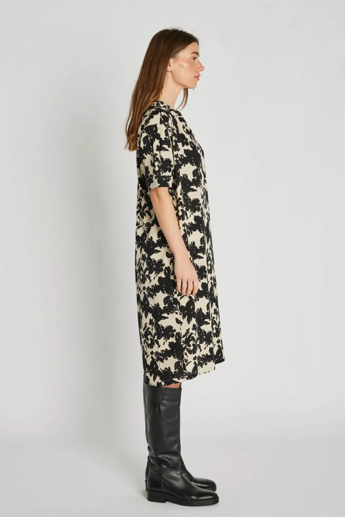 Philosophy Blues Original naisten mekko, MINT DRESS Mustavalkoinen