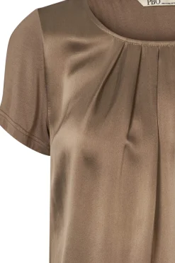 Philosophy Blues Original naisten pusero Meise Top, tummanruskea