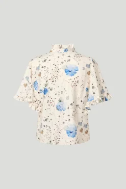 Philosophy Blues Original naisten pusero Diversity Shirt, valkopohjainen kuosi