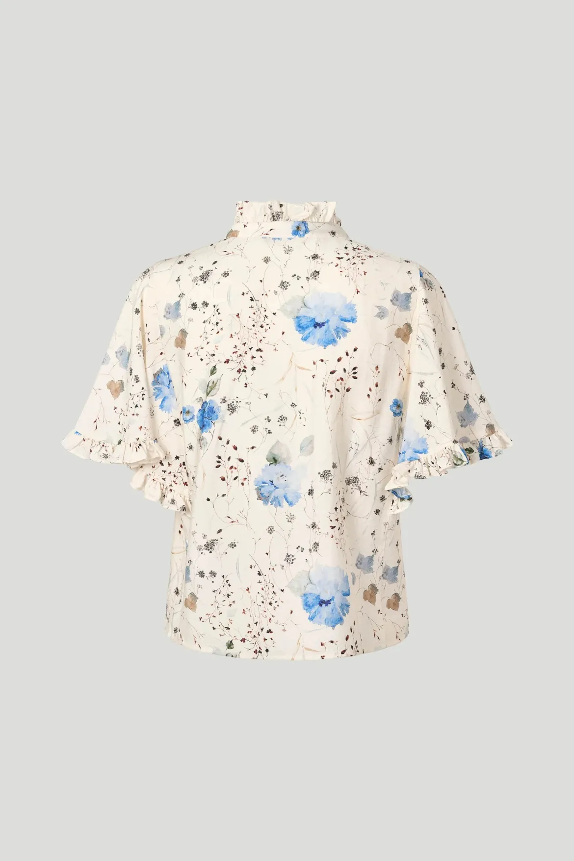 Philosophy Blues Original naisten pusero Diversity Shirt, valkopohjainen kuosi