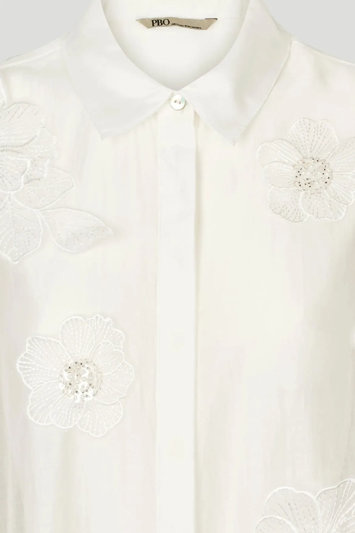 Philosophy Blues Original naisten paitapusero Bluma Shirt, valkoinen