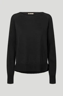 Philosophy Blues Original naisten neulepusero BEKKA KNIT SWEATER, musta