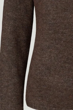 Philosophy Blues Original naisten neulepusero, TORNA KNIT Tummanruskea