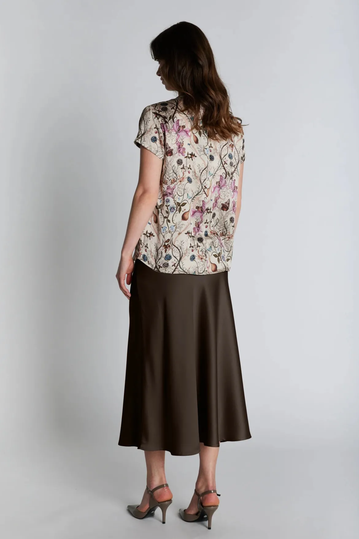Philosophy Blues Original naisten hame Ello Skirt, tummanruskea