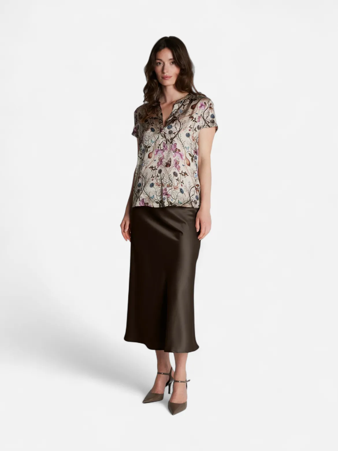 Philosophy Blues Original naisten hame Ello Skirt, tummanruskea