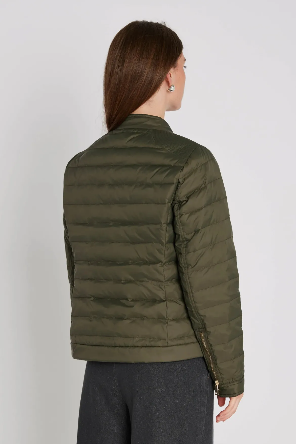Philosophy Blues Original naisten takki, PUFFY LUCY DOWN JACKET Armeijanvihreä