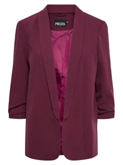 Pieces Bleiseri, PCBOSS BLAZER Viininpunainen