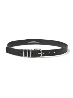Pieces naisten vyö, PCLEA JEANS BELT Black Black W/Silver