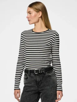 Pieces naisten vyö, PCLEA JEANS BELT Black Black W/Silver