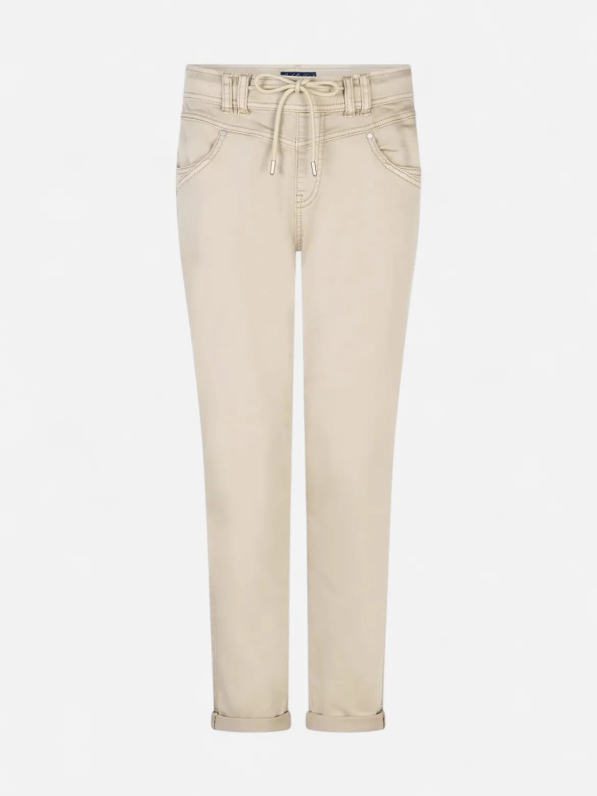 Red Button naisten kangashousut Tessy Jog Colour, vaalea beige