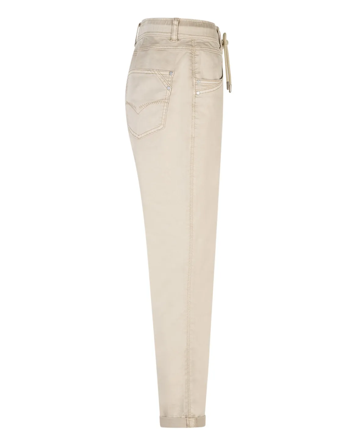 Red Button naisten kangashousut Tessy Jog Colour, vaalea beige