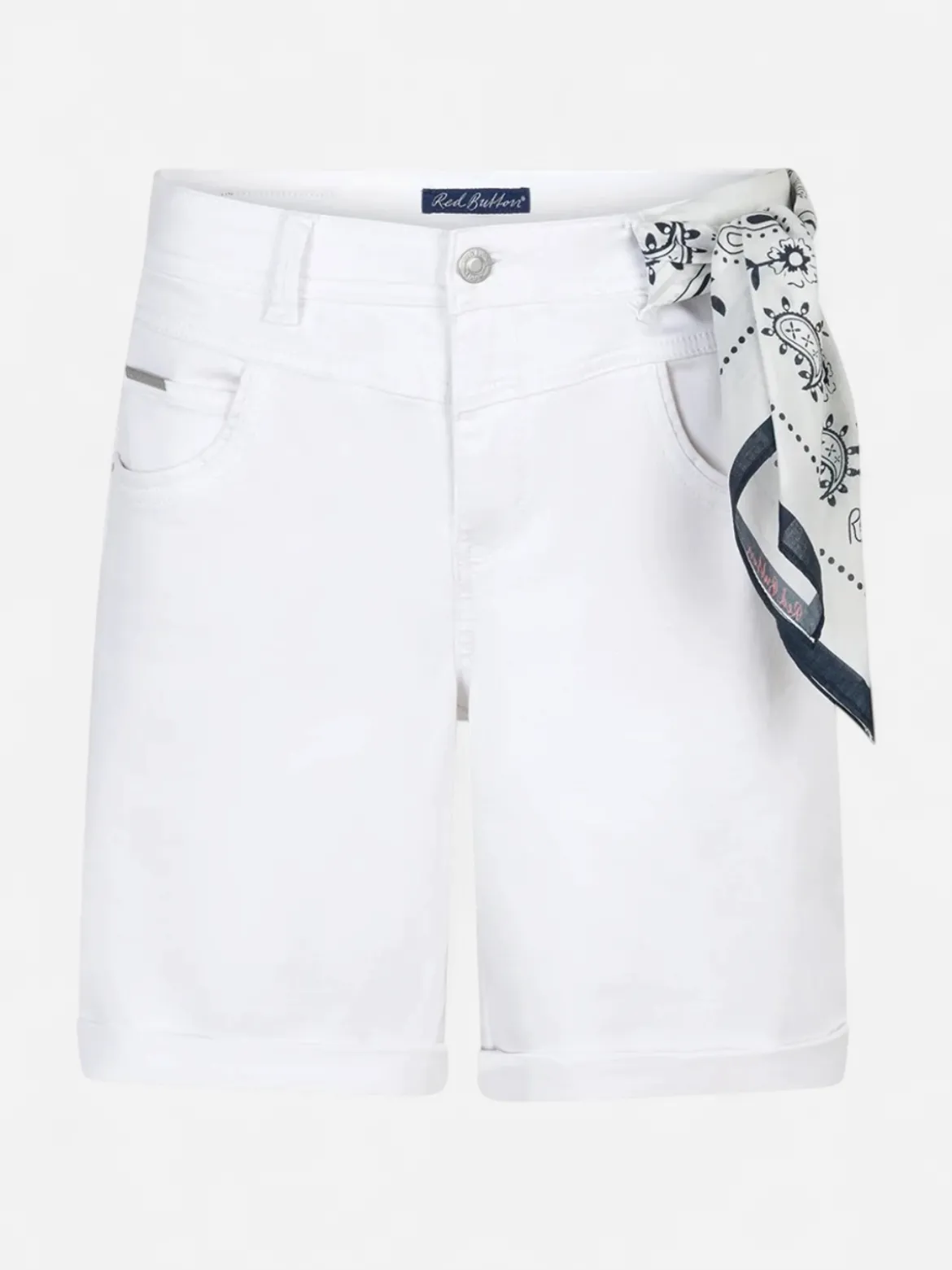 Red Button naisten shortsit Relax Short Jog Color, valkoinen