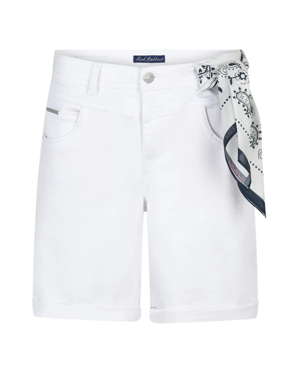 Red Button naisten shortsit Relax Short Jog Color, valkoinen