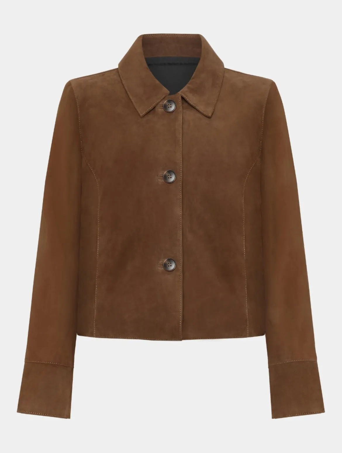 Saki naisten nahkatakki Thea Jacket, konjakinruskea