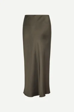 Samsoe and Samsoe Agneta long skirt 12956, ruskea