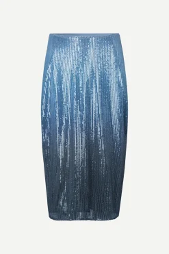 Samsoe and Samsoe naisten hame, AD-SAAGNETA SKIRT 15160 Vaaleansininen