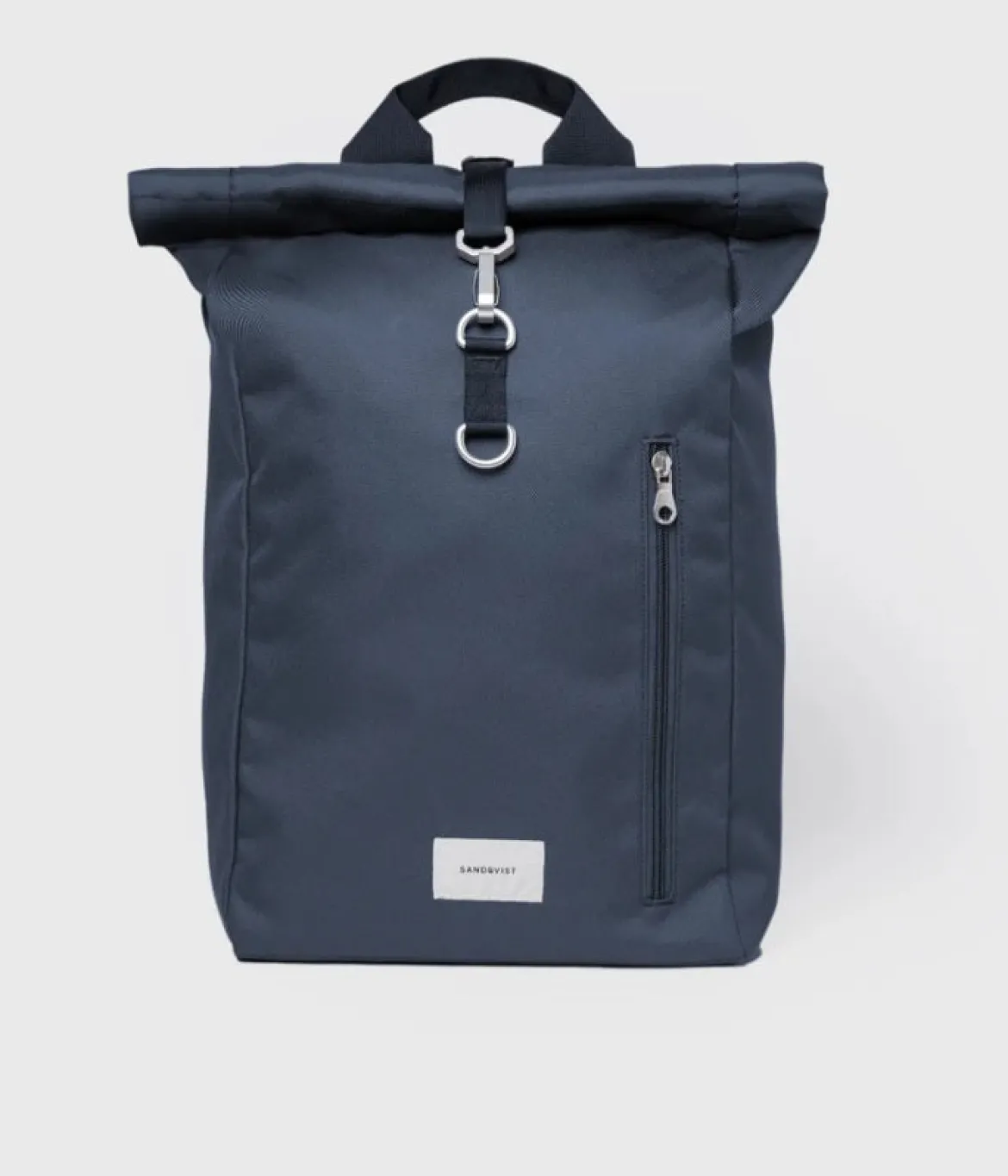 Sandqvist reppu Ground Rolltop Backpack 16'', tummansininen