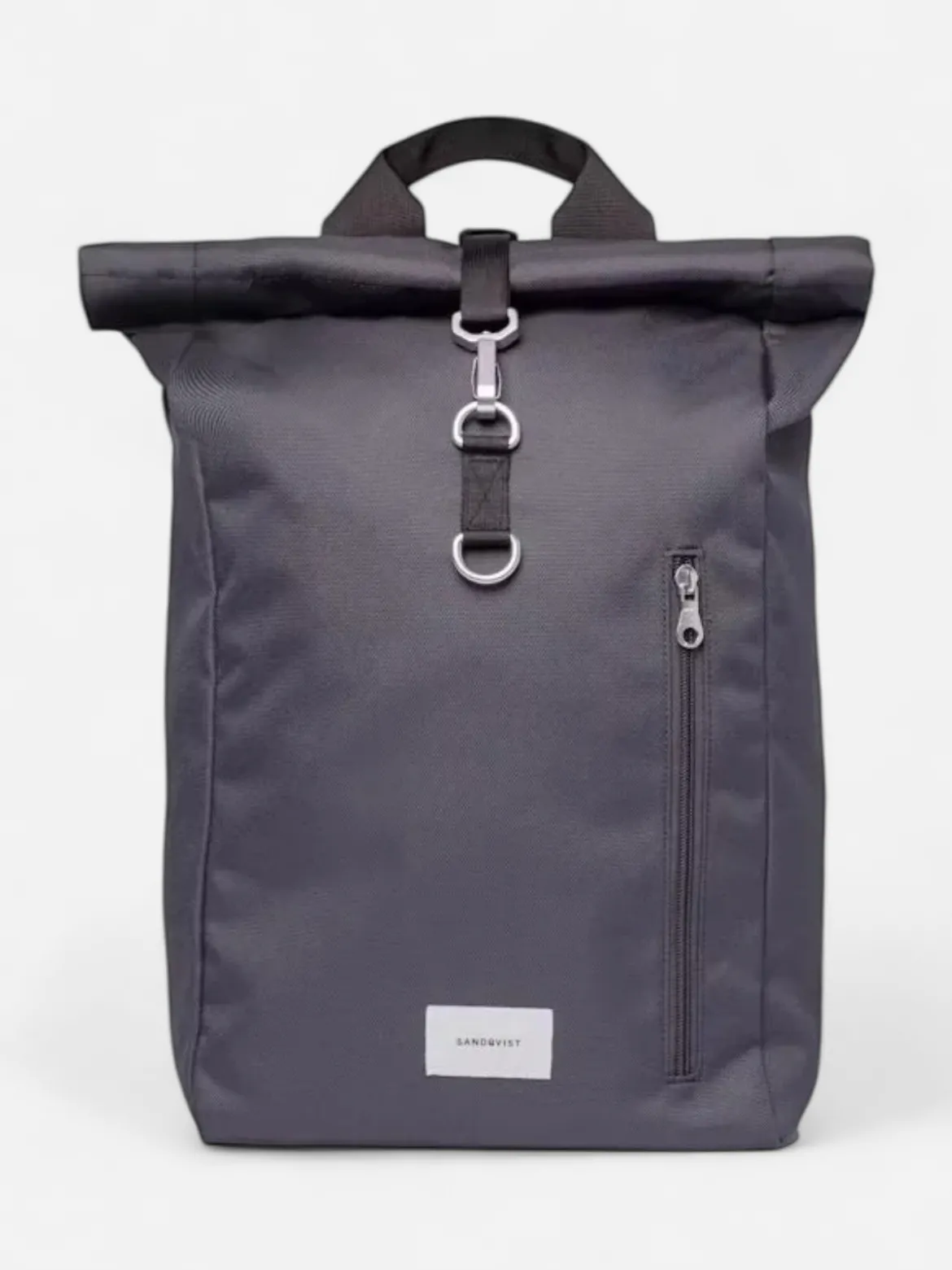 Sandqvist unisex reppu GROUND Rolltop Backpack L, tummanharmaa