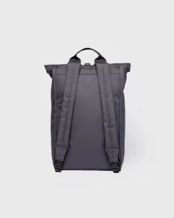 Sandqvist unisex reppu GROUND Rolltop Backpack L, tummanharmaa