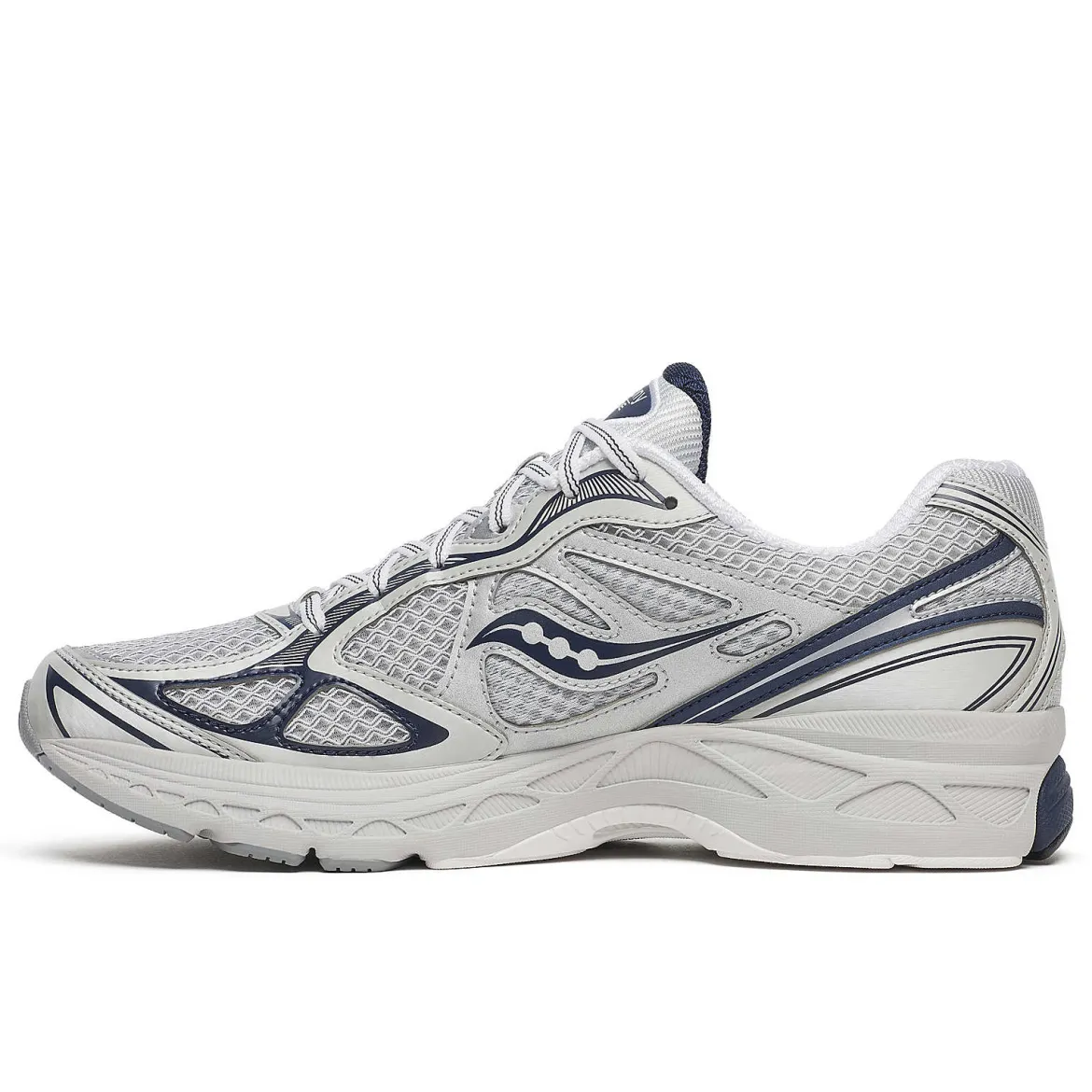 Saucony miesten lenkkarit Guide 7, valkopohjainen kuosi
