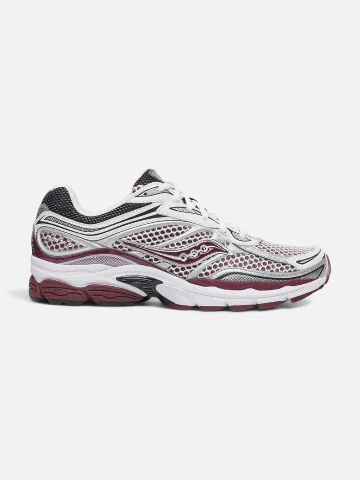 Saucony miesten lenkkarit ProGrid Omni 9, viininpunainen kuosi