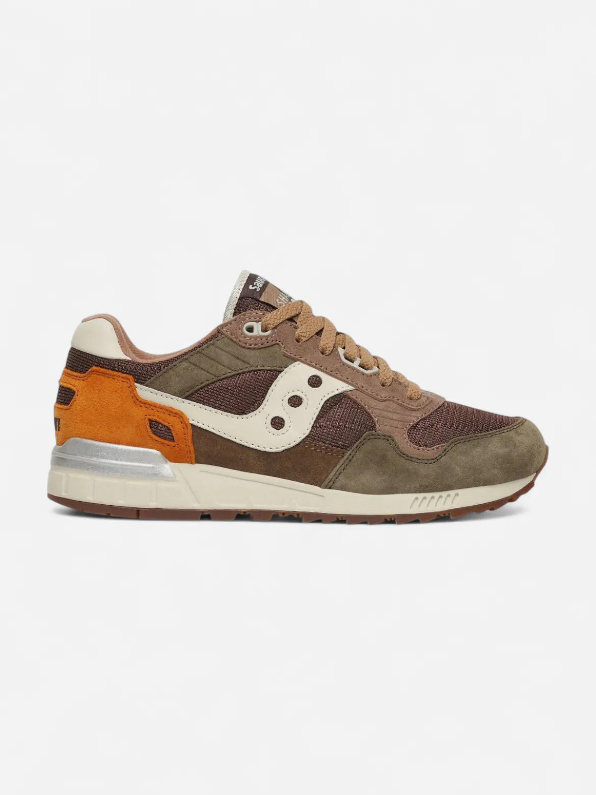 Saucony miesten lenkkarit Shadow 5000, ruskea kuosillinen