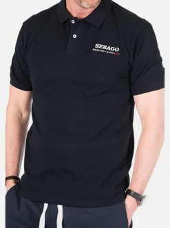 Sebago miesten pikeepaita K Authentic Logo Pique, tummansininen