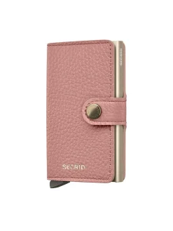 SECRID korttikotelo, MINIWALLET PEBBLE ROSE Vaaleanpunainen