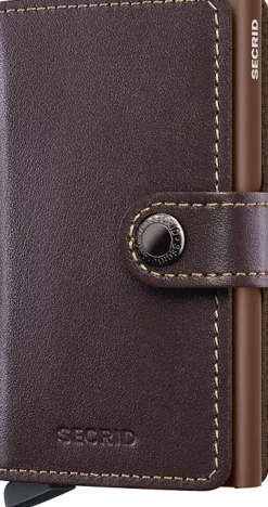 SECRID korttikotelo, MINIWALLET ORIGINAL CHOCOLATE Tummanruskea