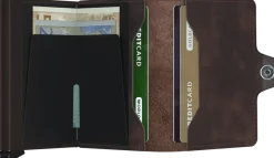 Secrid korttikotelo Twinwallet, tummanruskea