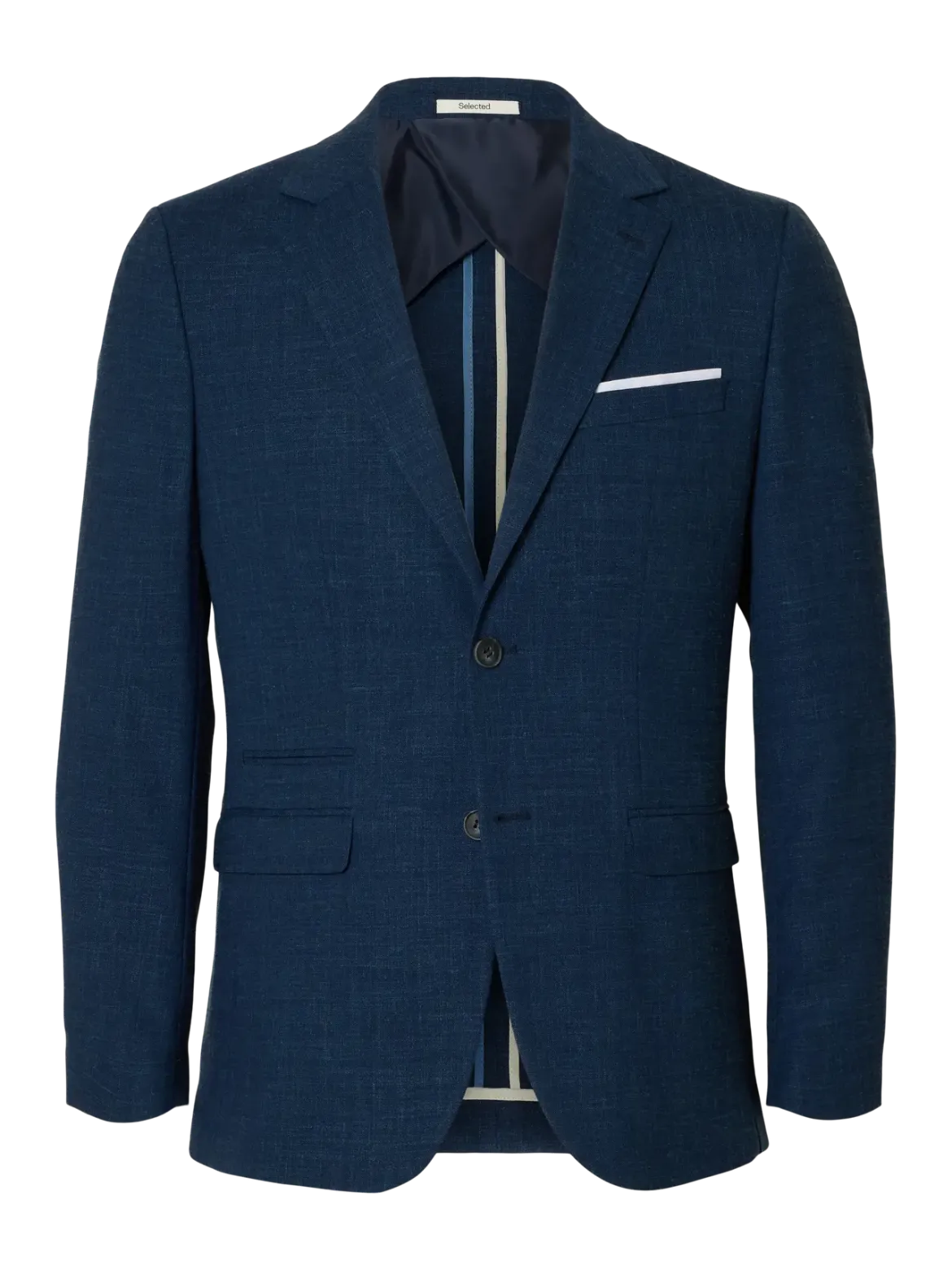 Selected bleiseri, OASIS LINEN Dark Navy