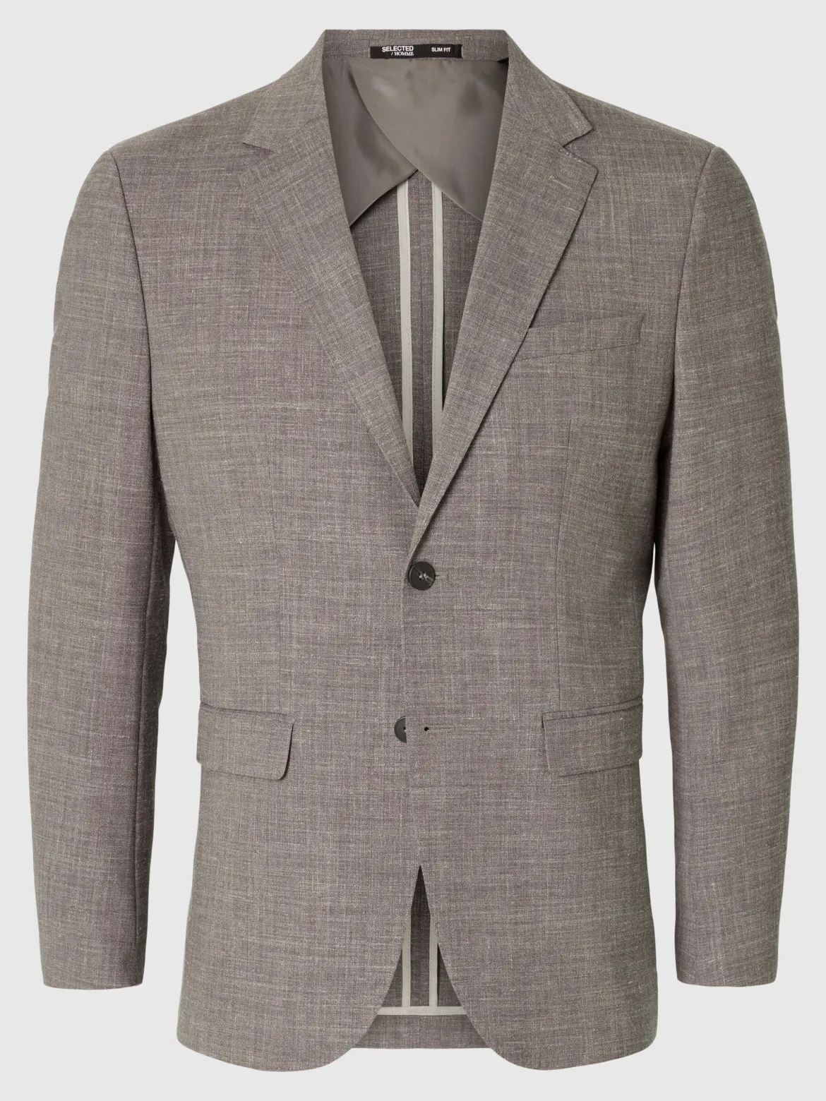 Selected bleiseri, OASIS LINEN Keskiruskea