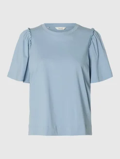 Selected Femme naiset T-paita Penelope, Dusty Blue