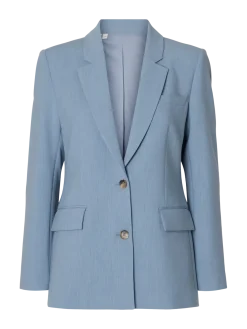 Selected Femme naisten bleiseri SlfRita Classic Blazer, Dusty Blue Melange