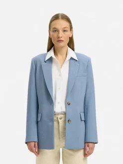 Selected Femme naisten bleiseri SlfRita Classic Blazer, Dusty Blue Melange